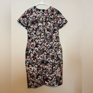 Erdem Raisa Floral Sheath Dress Size 12